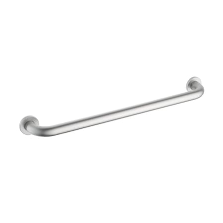 Kibi Circular 24-Inch Stainless Steel Grab Bar - Brushed Nickel KGB1024BN